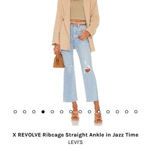 Levi’s Ribcage Straight Ankle jeans in medium wash. Size 27 X 27. New with tags.